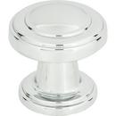 1-1/8 in. Round Knob in Polished Chrome