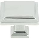 Atlas Homewares Polished Chrome 1-1/4 x 1-1/4 in. Square Knob 