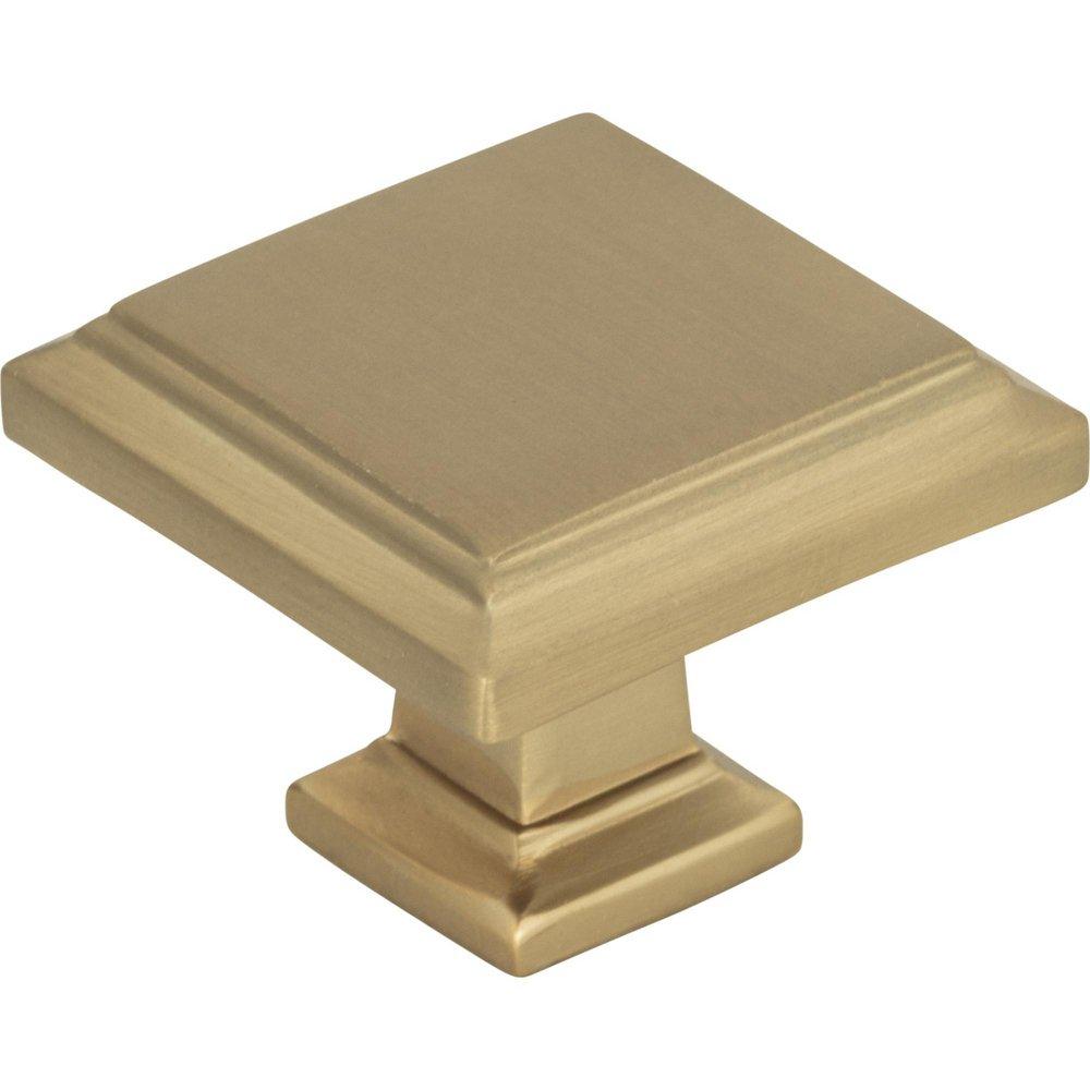 Atlas Homewares Champagne 1-1/4 x 1-1/4 in. Square Knob 