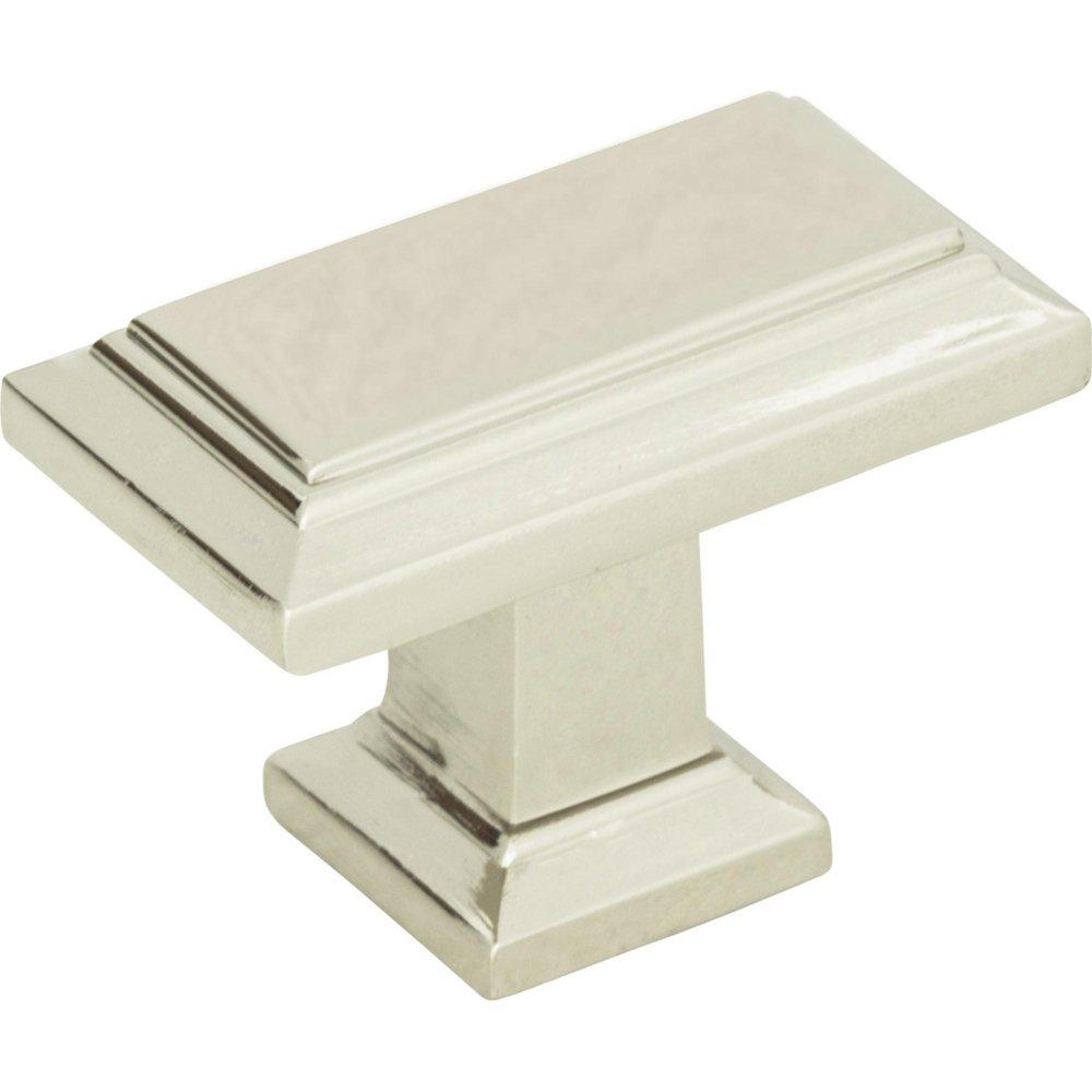 Atlas Homewares Polished Nickel 1-7/16 in. Rectangle Knob 