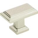 Atlas Homewares Polished Nickel 1-7/16 in. Rectangle Knob 