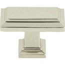Atlas Homewares Polished Nickel 1-7/16 in. Rectangle Knob 