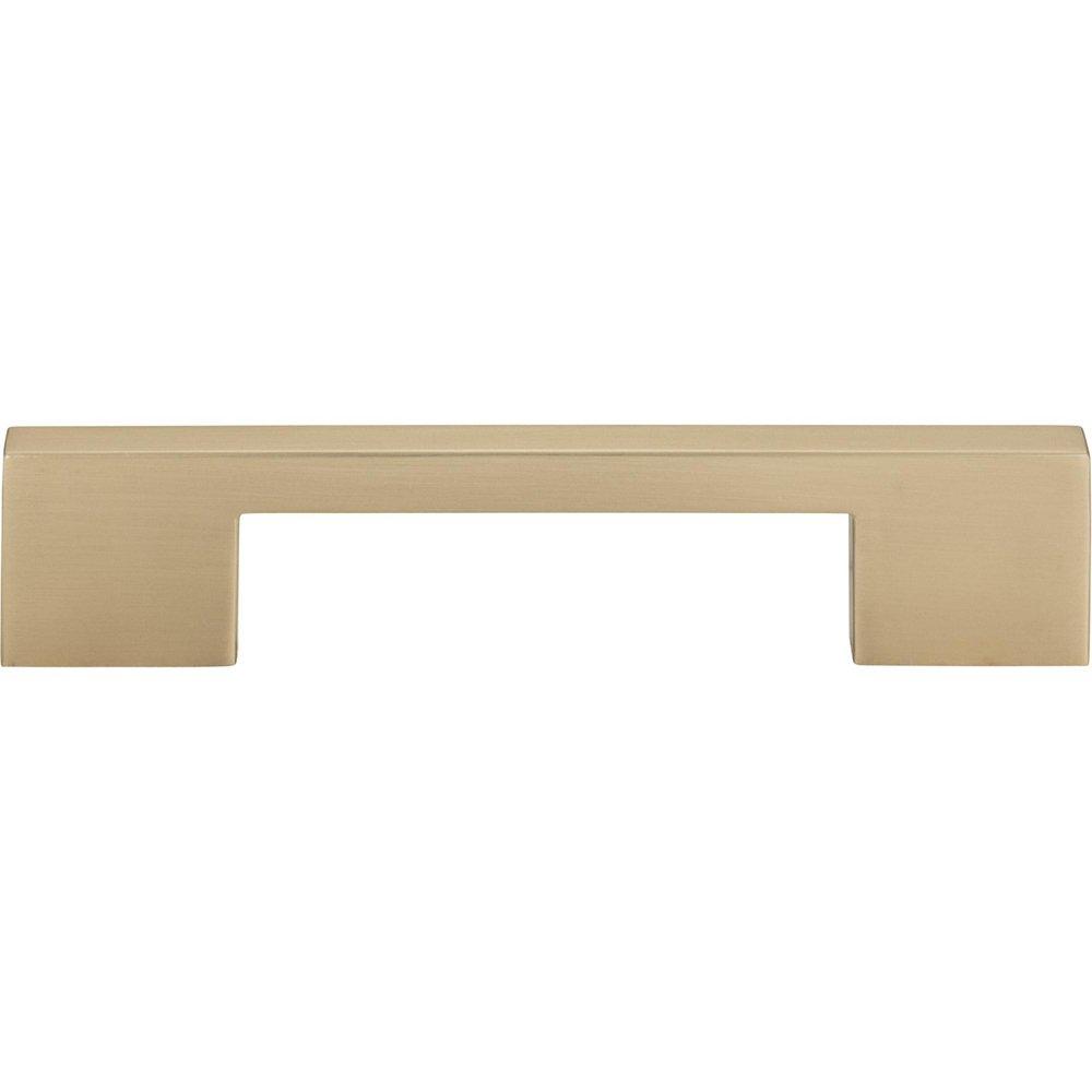 Atlas Homewares Champagne 6-1/8 in. Thin Square Pull 