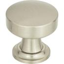 Atlas Homewares Brushed Nickel 1-1/4 in. Round Knob 