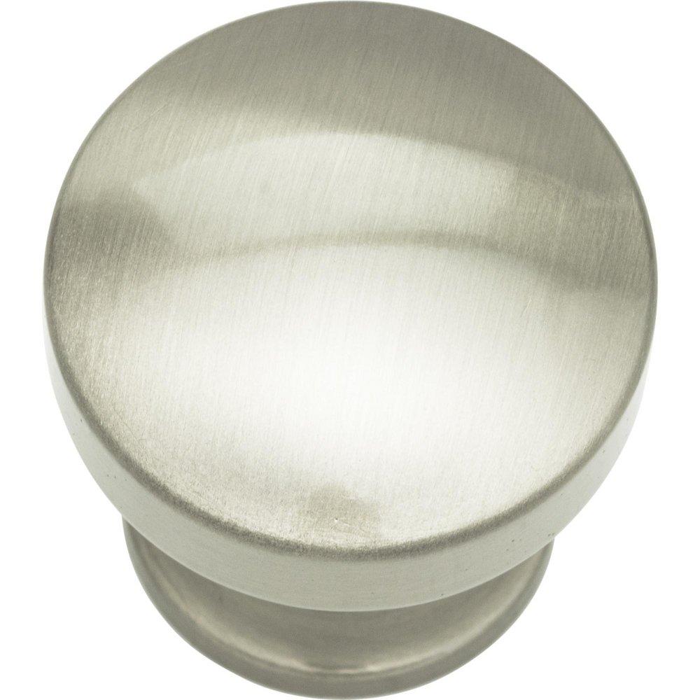 Atlas Homewares Brushed Nickel 1-1/4 in. Round Knob 