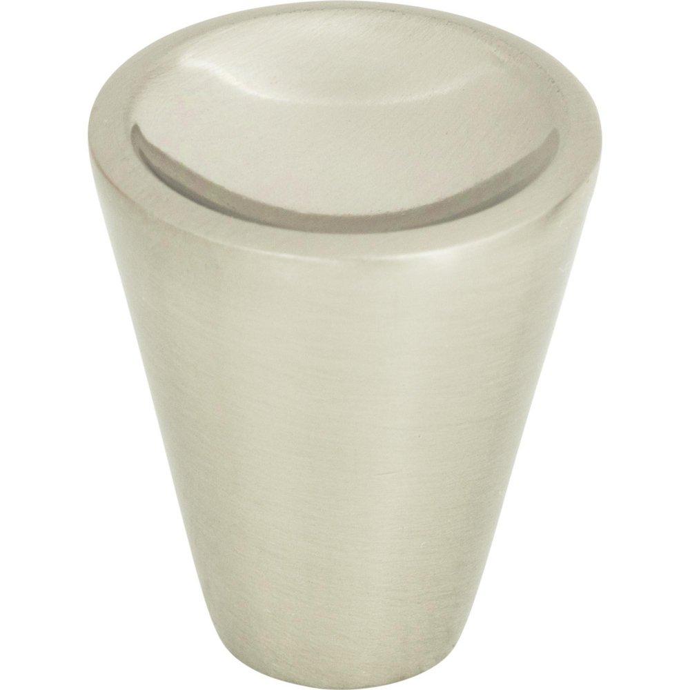 Atlas Homewares Brushed Nickel Zinc Alloy Round Cone Knob 