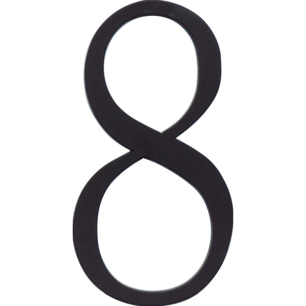 Atlas Homewares Matte Black #8 House Number 