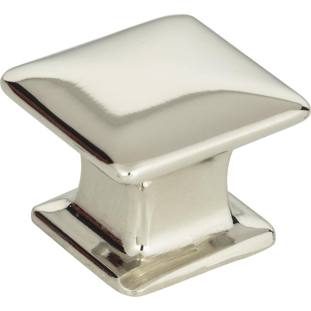 Atlas Homewares Polished Nickel Square Knob 