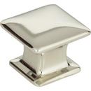 Atlas Homewares Polished Nickel Square Knob 