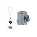 Zephyr Silver Make Up Air Damper in Galvanized Steel 