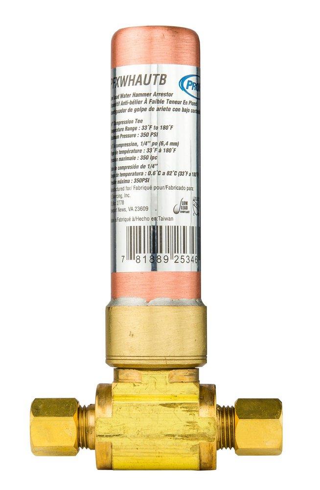 PROFLO&reg; Brass and Plastic OD Compression Water Hammer Arrestor 