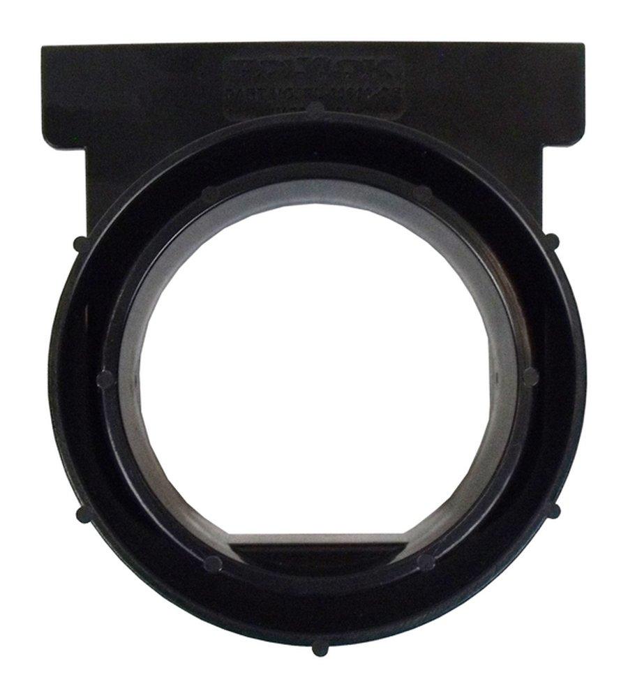 Polylok Black Plastic Outlet End Cap 