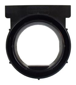 Plastic Outlet End Cap in Black