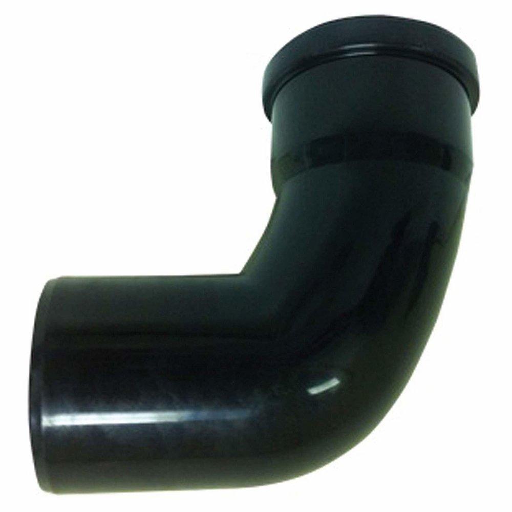 Centrotherm Eco Systems Long Vent 90 Degree Elbow in Black 