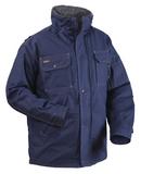 XXXL Size Polyester and Cotton Pile Lined Jacket in Navy Blue