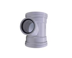 8 x 8 x 4 in. Gasket PVC Double Sewer Wye
