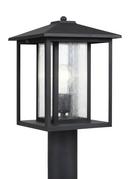 100W 1-Light Medium E-26 A19 Incandescent Outdoor Post Lamp in Black