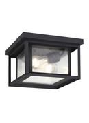 Visual Comfort & Co. Generation Lighting Black 75W 2-Light Medium E-26 Base Outdoor Flushmount 