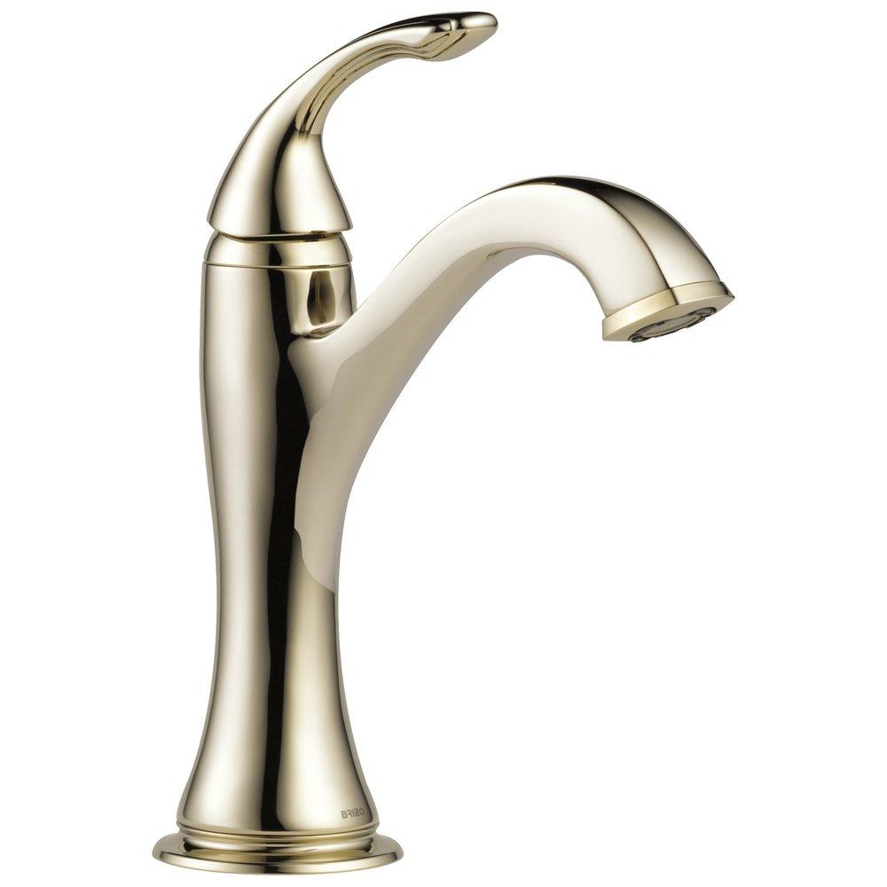 Brizo Polished Nickel Single Handle Monoblock Bathroom Sink Faucet 