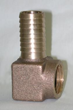 1 in. Insert x Female Bronze 90 Degree Elbow