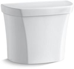 1.1 gpf/1.6 gpf Dual Flush Toilet Tank in White