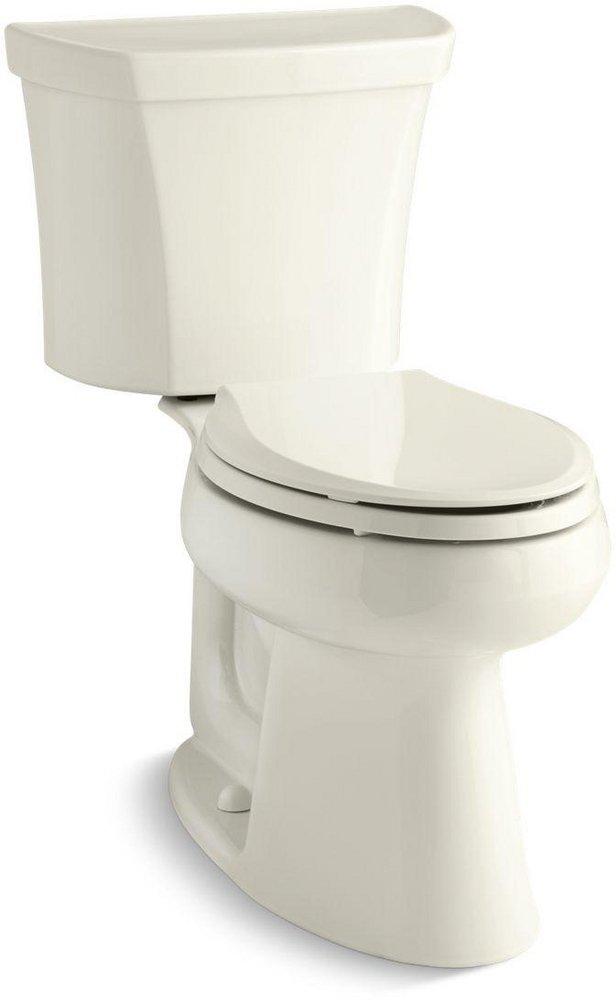 KOHLER Biscuit 1.6 gpf Elongated Floor Mount Two Piece Toilet 