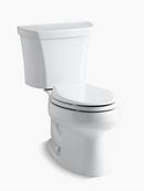1.1 gpf/1.6 gpf Dual Flush Elongated Two Piece Toilet in White