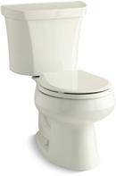 1.1 gpf/1.6 gpf Dual Flush Round Two Piece Toilet in Biscuit
