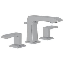 Two Handle Widespread Bathroom Sink Faucet in Polished Chrome
