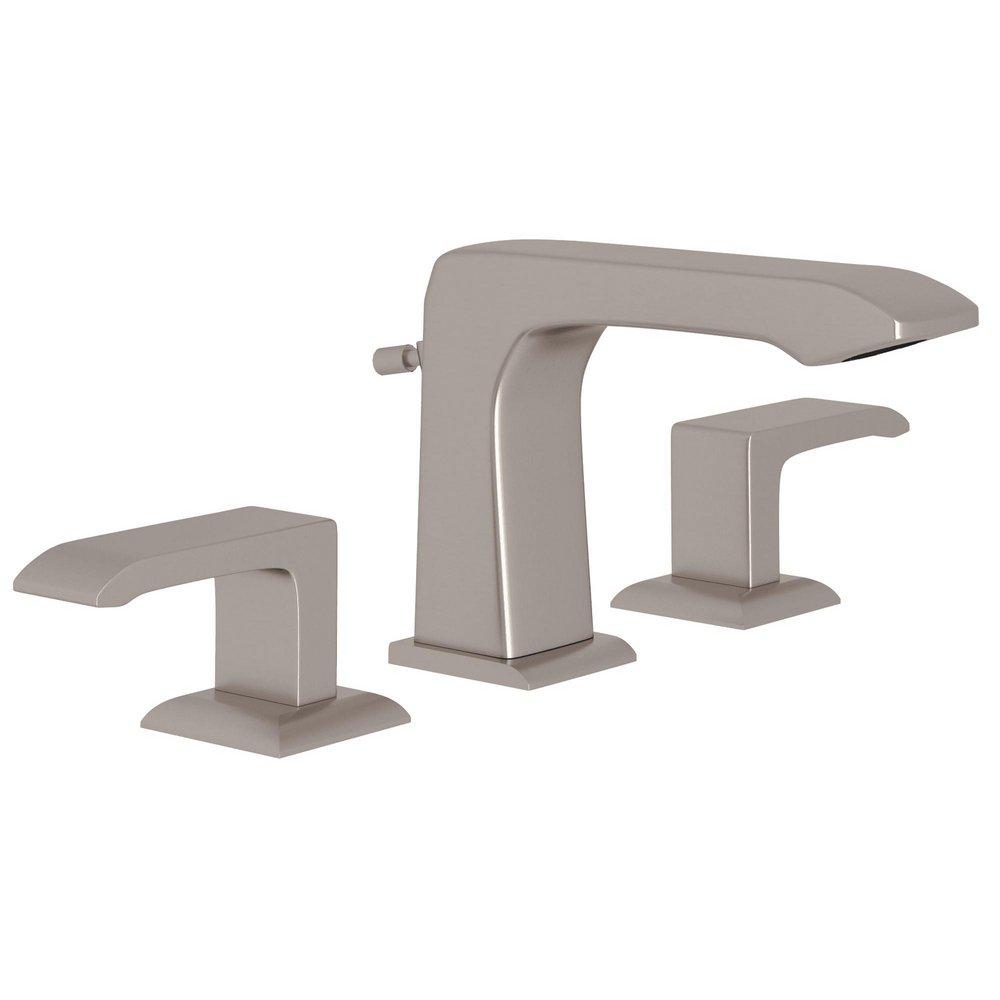 ROHL&reg; Satin Nickel Two Handle Widespread Bathroom Sink Faucet 