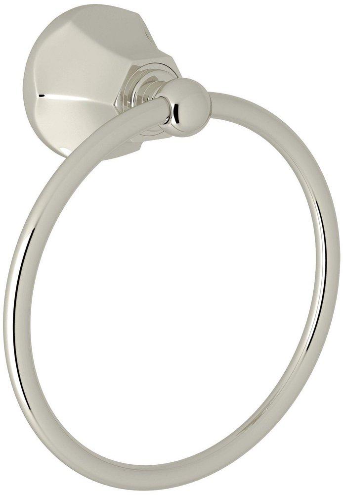 ROHL&reg; Polished Nickel Round Closed Towel Ring 