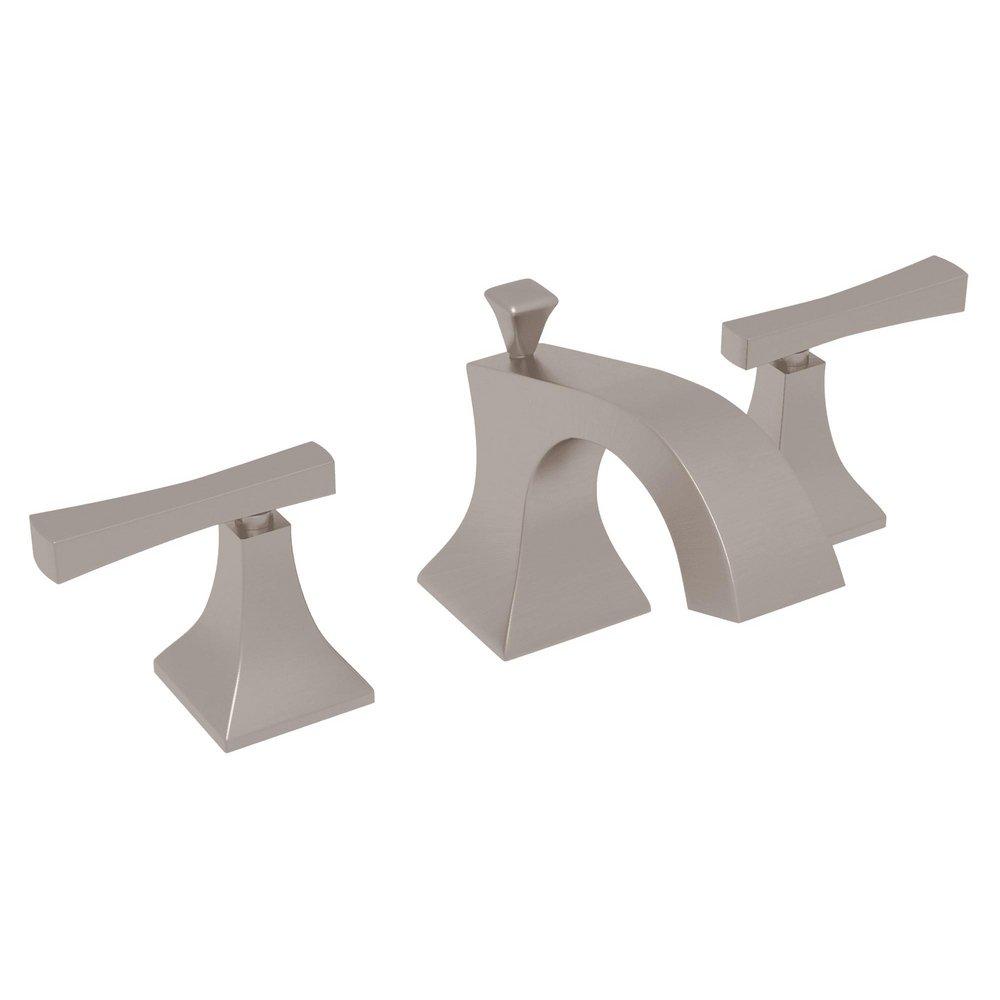 ROHL&reg; Satin Nickel Two Handle Widespread Bathroom Sink Faucet 