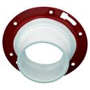 White Hub x OD Tube PVC DWV Adapter 