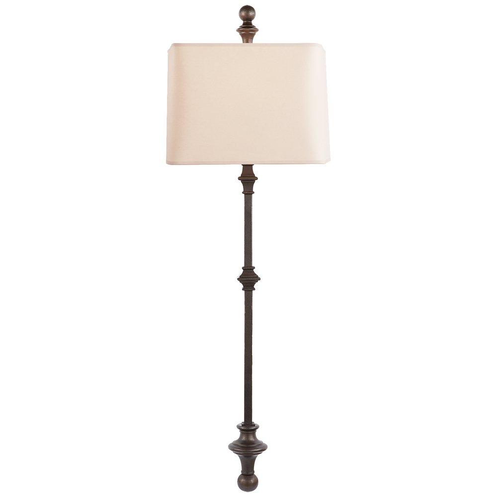 Visual Comfort & Co. Signature Aged Iron 1-Light Wall Sconce 