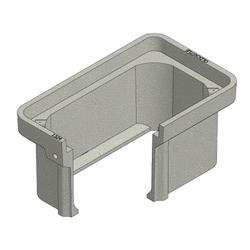 15-1/2 x 25 x 12 in. Polymer Concrete Box
