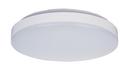 8W 1-Light LED Ceiling Light Fixture with Glass in White