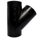 Black No Hub Cast Iron Wye 