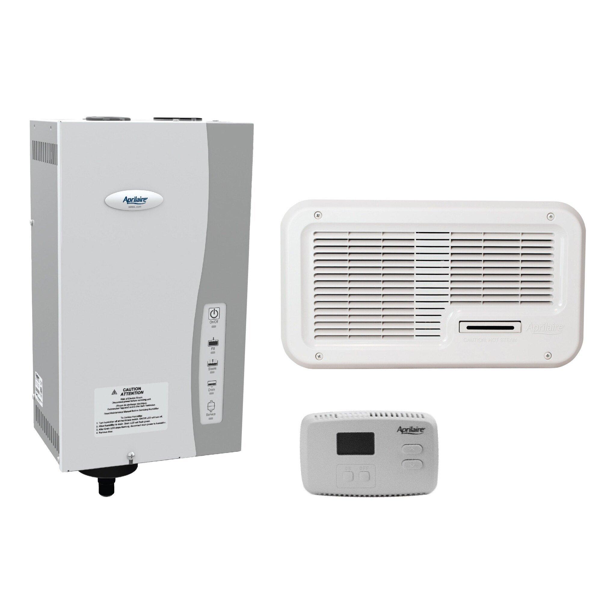 AprilAire Grey Steam and Digital Control 