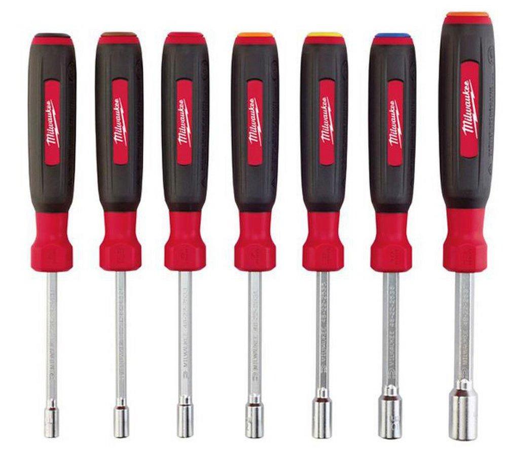 Milwaukee&reg; Silver Metric Nut Driver Set 