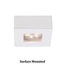 Under-Cabinet Lighting Replaceable LED Module Button Light in White