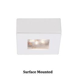 Under-Cabinet Lighting Replaceable LED Module Button Light in White