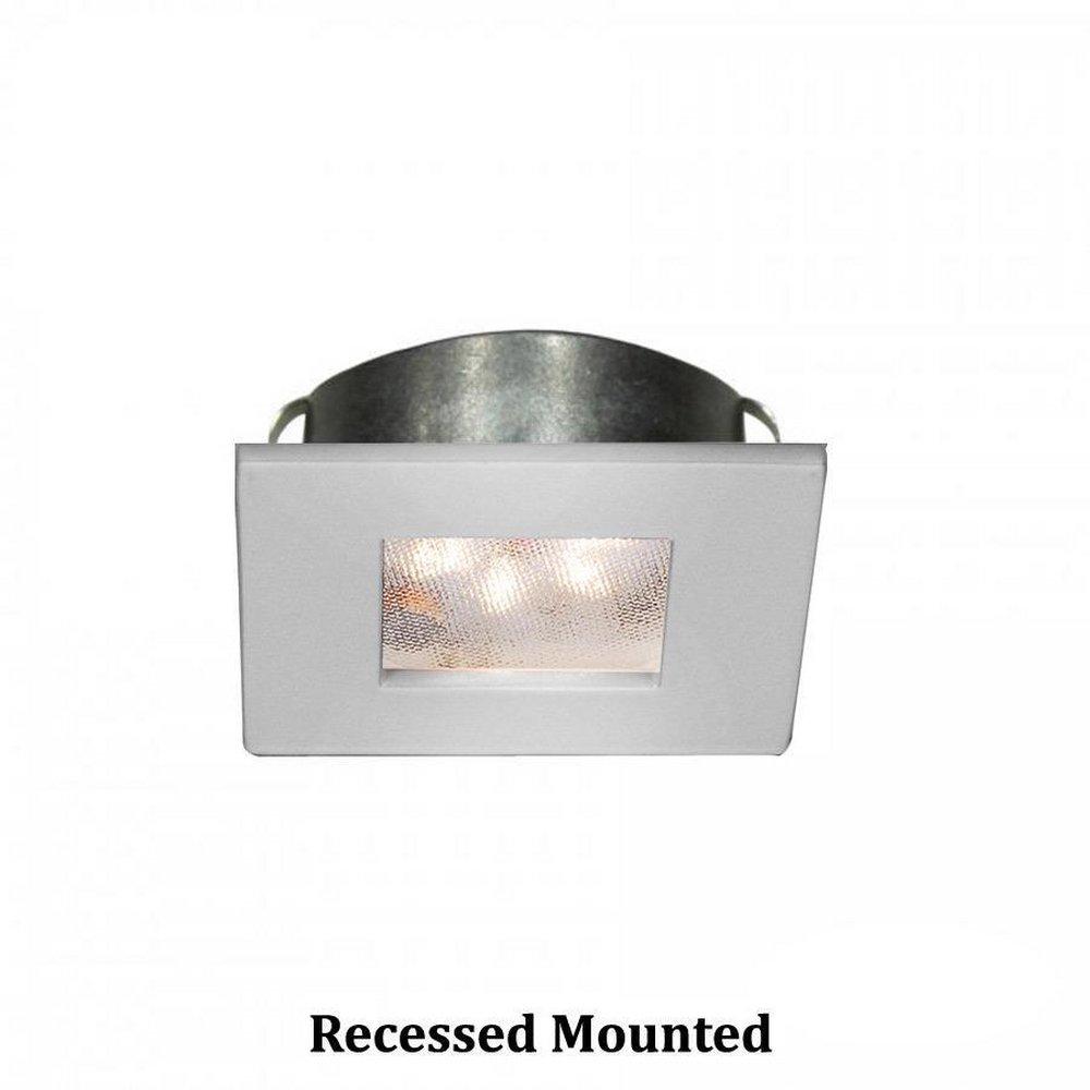 WAC Lighting Brushed Nickel Under-Cabinet Lighting Replaceable LED Module Button Light 