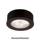 Recessed or Surface Mount in Black