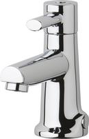 Chicago Faucets Polished Chrome Single Handle Monoblock Bathroom Sink Faucet 