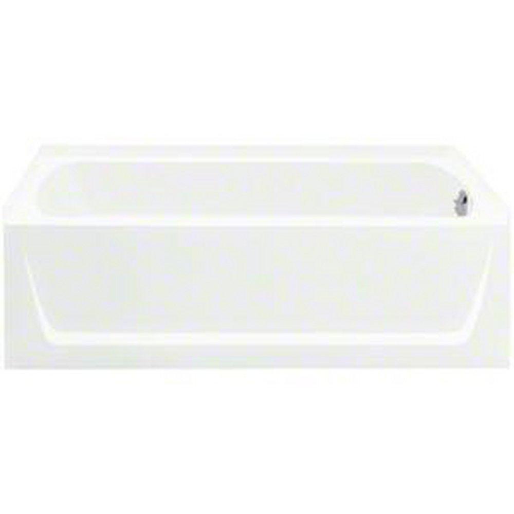Sterling 60 in. x 30 in. Soaker Alcove Bathtub with Right Drain in White Ferguson
