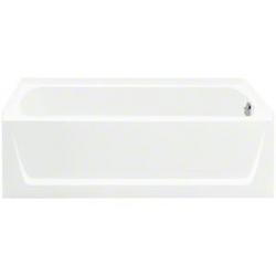 60 x 30 in. Soaker Alcove Bathtub with Right Drain in White