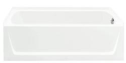 60 x 30 in. Soaker Alcove Bathtub with Right Drain in White