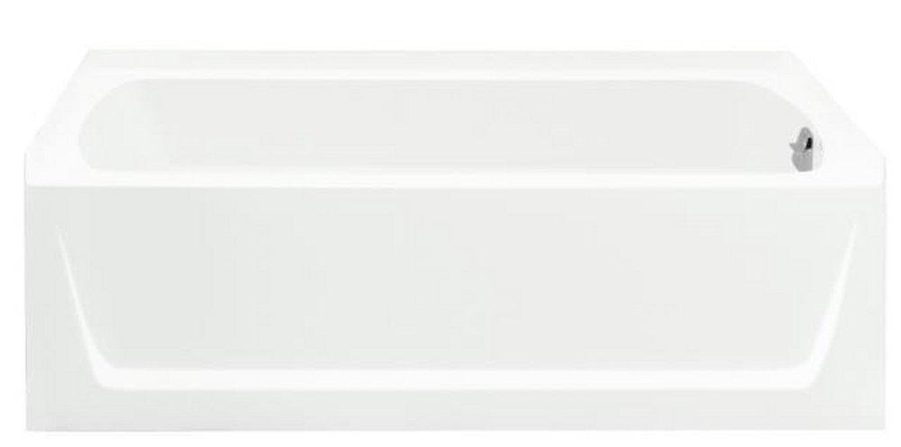 Sterling White 60 x 30-1/4 in. Soaker Alcove Bathtub in White 