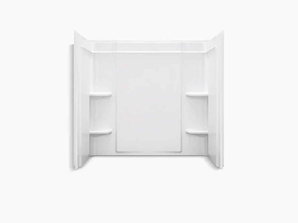 Sterling White 60 x 30 x 55 in. Tub & Shower Wall 