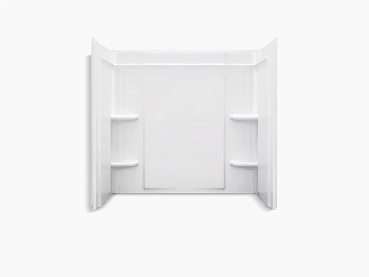Sterling White 60 x 30 x 55 in. Tub & Shower Wall 